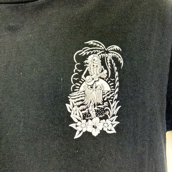 RSQ - Lost In Paradise Skeleton Hulu Beach Skeleton Graphic T Shirt Medium - Picture 3 of 9